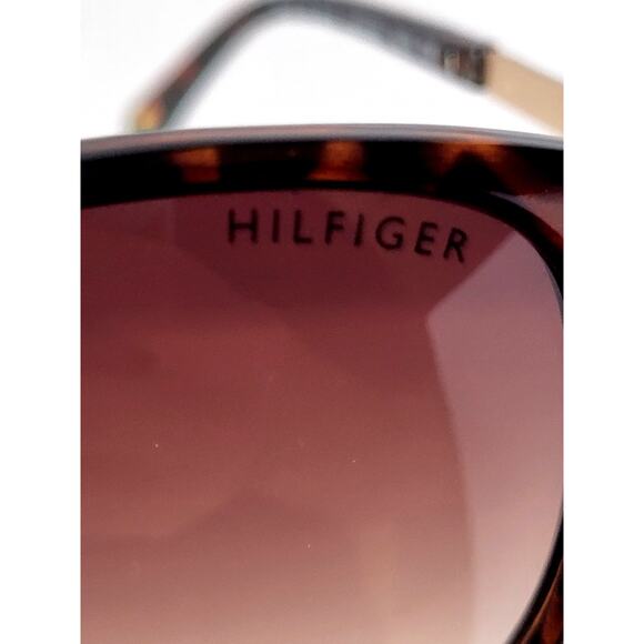 Womens Hilfiger Sally Gradient Sunglasses Brown Pre-Owned Good Condition - Picture 6 of 7